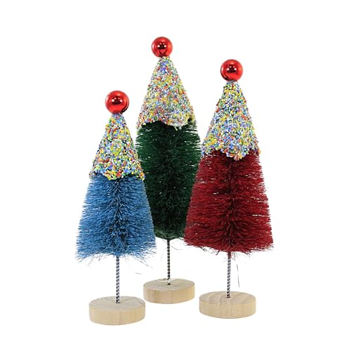 Bethany Lowe Christmas Cupcake Trees, Set of 3