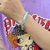 DLYFNVEV Flower Bracelet Gold Plated Bangle Vintage For Women Cloisonne Cuff Floral Chinoiserie Elegant Vibrant Ethnic Colorful Charm Summer Best Friend Mom Sister Jewelry GiftsGreen Blue #5