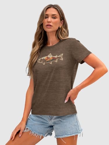 Image of Anbech Womens Dandelion Graphic T-Shirts Teen Girls Cute Sunflower Print Casual Tee Tops