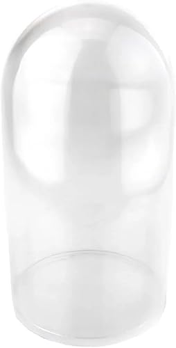 Miniatura 7 de Homeford Vitrina de cúpula de plástico con base transparente, 6 pulgadas