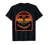 Cryptid Vintage Orange Mothman Folklore T-Shirt