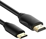 Utiliza este cable mini HDMI bidireccional para conectar la salida HDMI Mini de una cámara a la tarjeta de captura de video HDMI para el procesamiento de alimentación en vivo por OBS. Plug and Play.
