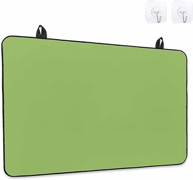 Stove Top Covers for Electric Stove 24x21 Inches, Avocado Green HeatResistant Glass Cooktop Protector, Simple Solid Color Abstract Art Ceramic Stovetop Countertop Covers Mat, Oven Cover