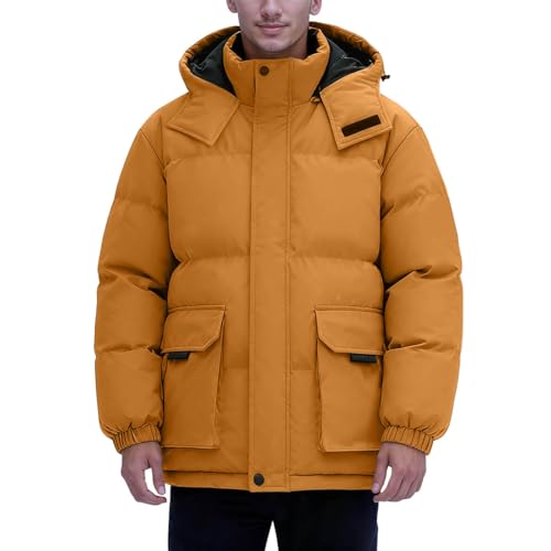 Manteaux chauds rembourrés et doudoune brillante homme veste de transition