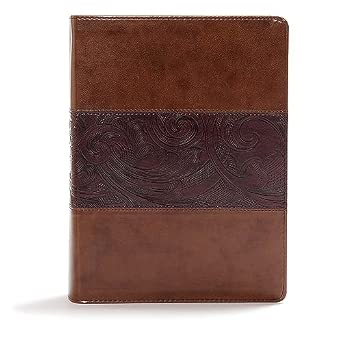 CSB Study Bible, Mahogany LeatherTouch, Red Letter Edition