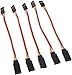 10PCS 3-Pin Servo Extension Cable Cord 10cm/4'' 3.93 inch Female to Male Lead Wire Connector JR for RC Car Airplanes Remote Control (10cm)