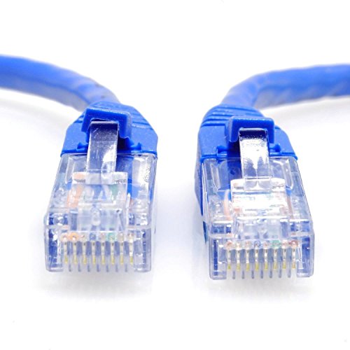Cablevantage 50Ft Cat5 Patch Cord Cable 500Mhz Ethernet Internet Network Lan Rj45 Utp For Pc Ps4 Xbox Modem Router Blue #TOP2