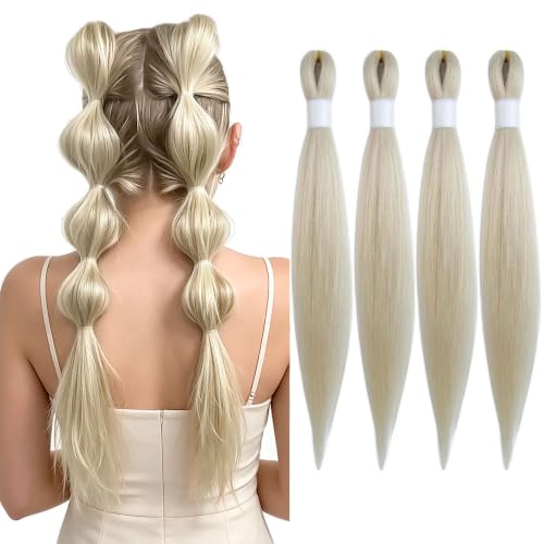 613 Braiding Hair Pre Stretched 20 Inch, Synthetic Gyal Braids, 4 Packs