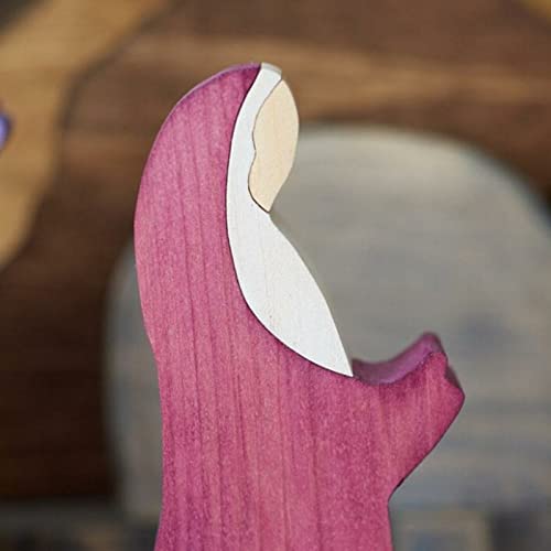 Decoração de madeira de cena de Páscoa, conjunto de cena de ressurreição de Páscoa 2022, decorações