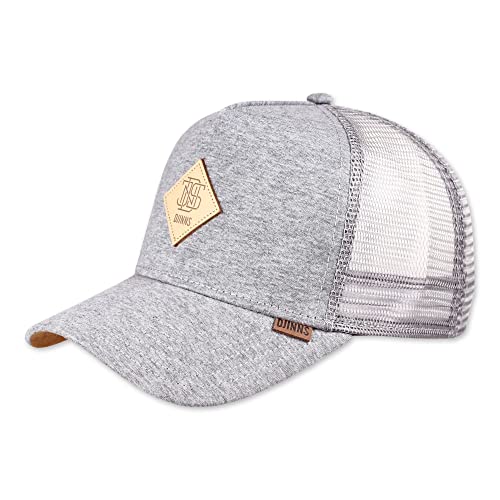 Djinns Trucker Cap HFT Cap Jersey Patch Heather Grey Hellgrau, Size:OneSize