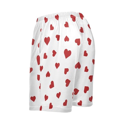 Men's Pajama Shorts Sleep Shorts Soft Comfy Lounge Pjs Bottoms Pajama Pants with Pockets4