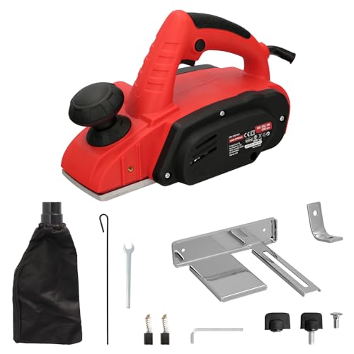 WOLFPACK LINEA PROFESIONAL Cepilladora Electrica 710 Watt. Ancho Corte 82 mm. Profundidad 2 mm. Base Aluminio/Acero Cepillo Electrico Madera Carpintero