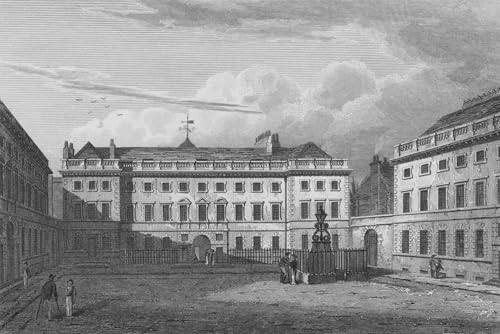 Tableaux imprimer affiche murale Bartholomew's Hospital de Londres par Preston Neale vintage 60x90