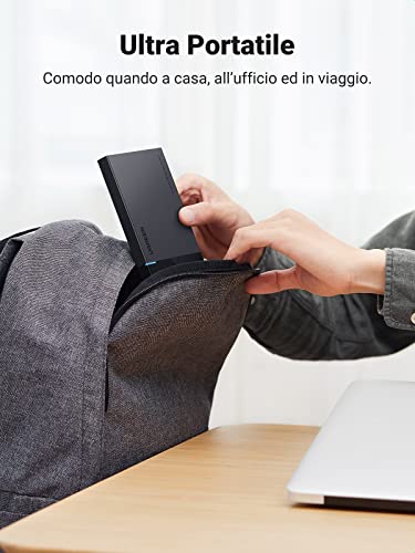 UGREEN Case Esterno per Disco Rigido USB 3.0, Enclosure Hard Disk 2.5" con UASP 5Gbps, Custodia SSD SATA da 9,5mm/ 7mm HDD, Compatibile con WD Toshiba Seagate Hitachi e con Cavo 30cm - Immagine 5