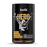 Bulk Hero Whey Protein Powder | Double Chocolate | 26 Servings | 26g Protein + 3g Creatine | 5g BCAAs | Low Sugar | Fast Absorption | Isolate, Hydrolysed & Concentrate Blend