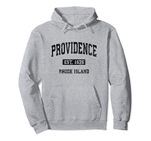 Providence Rhode Island RI Vintage Athletic Sports Design Pullover Hoodie