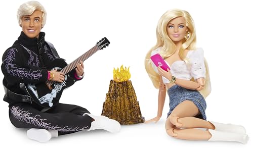 Barbie The Movie Ken Collectible Dolls, 4 Hours Later Campfire Scene from Movie, Wearing Beach Fashions - image 1