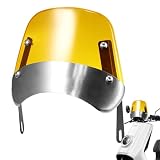 Fenayuu Motorrad Windschutzscheibe | Scheinwerfer Verkleidung Für Motorrad & Zubehör | Powersports Ausstattung Für Roller Sportmotorrad Fahrrad Outdoor Aktivitäten Frauen Männer