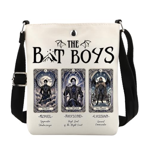 MAOFAED Bat Soldier Tarot Card Crossbody Bag for Fans,Fantasy Reader Gift, Romance Reader Gifts, Bookish Merchandise