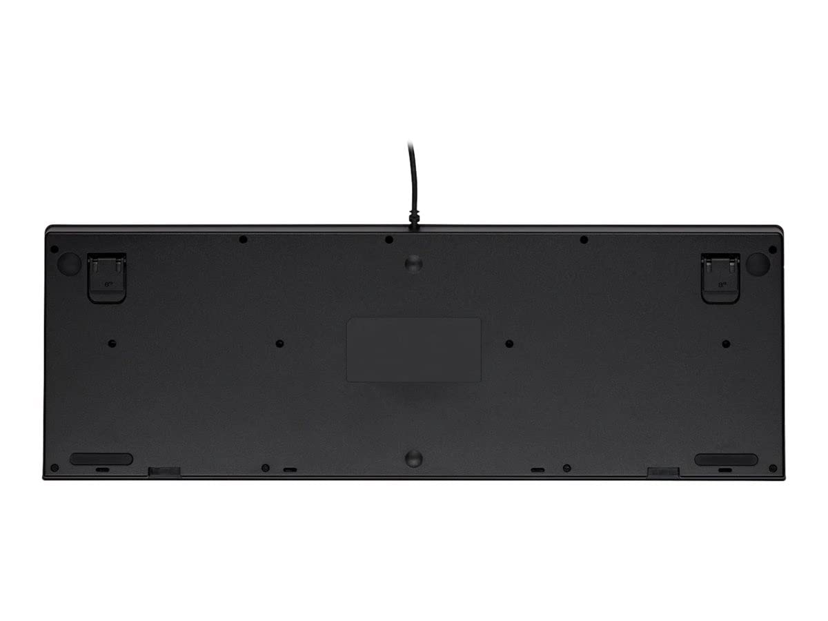 Corsair K55 RGB PRO klawiatura gamingowa z membranowymi klawiszami, dynamiczne podświetlenie RGB, 6 klawiszy makro z oprogramowaniem Elgata, zabezpieczona przed kurzem i wyciekiem, QWERTY, czarna