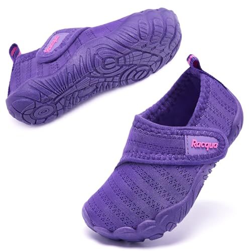 Racqua Toddler Boys Girls Baby Water Shoes Quick-Dry Lightweight Outdoor Sports Swim Shoes(Baby/Toddler)2