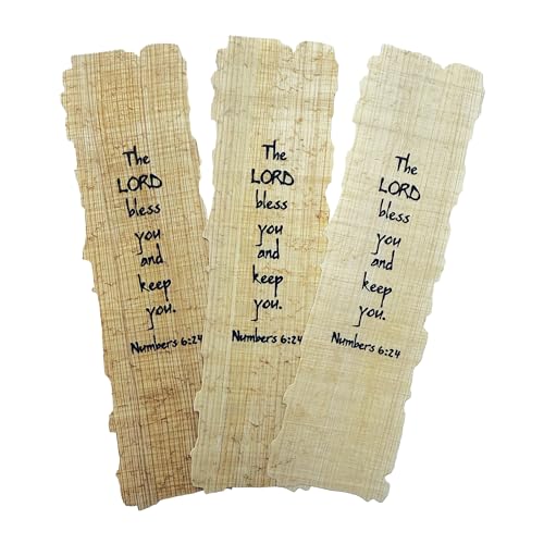 Pyriam Pyriam Papyrus Religious Bookmark - “The Lord Bless You