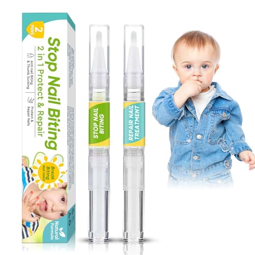 Nail-Biting-Treatment-for-Kids Anti-Nail-Biting Polish, Thumb-Sucking-Stop-for-Kids Nail-Care Bitter-Taste Safe-Natural-Plant-Extract