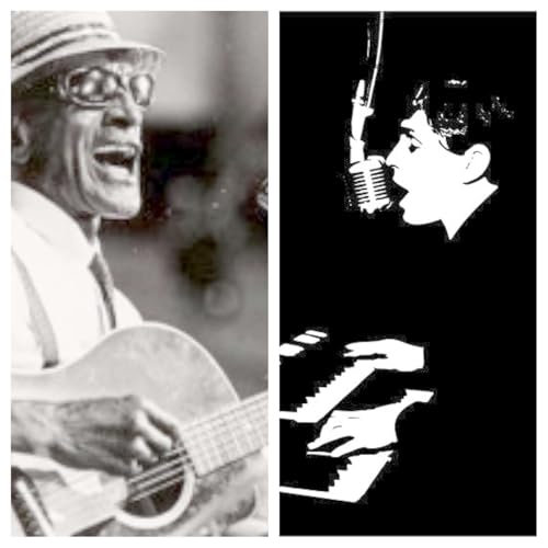 THE SPLENDID BOHEMIANS PRESENT "DOUBLE TROUBLE" - SHADES OF BLUES WITH SLEEPY JOHN ESTES AND GEORGIE FAME: TWO SIDES OF A TURQUOISE COIN. DOUBLE DOWN!!