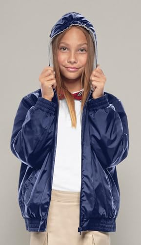 Classroom School Uniforms boys Uniform Lined Bomber outerwear jackets, Navy, X-Large US4