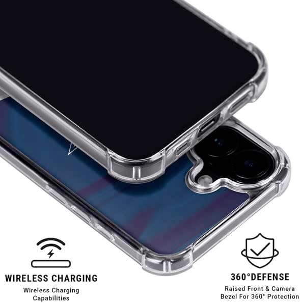 Skinit Clear Phone Case Compatible with iPhone 16 - Officially Licensed NFL Dallas Cowboys Design