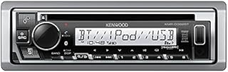 KENWOOD KMR-D382BT Car & Marine Stereo - Single Din, Bluetooth Audio, CD USB MP3, Aux in, AM FM Radio SiriusXM Ready, Weatherproof, Multi Color Illumination