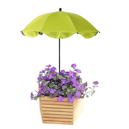Parapluie pour plantes avec mâts en fer contre le vent et le soleil pour fleurs
