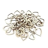 holzherzen mit rinde Hochzeit hollow hearts: ideal für tags, herstellung, verzierungen und viele andere kunst- und handwerksprojekte, holzherzendekoration