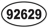US Decal, Inc. Number 92629 Oval Sticker