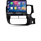 Android 14 Car Stereo Radio for Mitsubishi Outlander 2012-2018 Wireless Carplay Android Auto 10" Touch Screen Double Din Radio Head Unit GPS Navigation Bluetooth FM/RDS AHD Backup Camera 4+64G