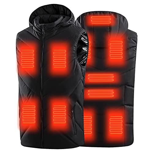 OCCOKO Chaleco doble Chaqueta Fina Primavera Hombre Control de chaquetas Interfaz USB equipos de...