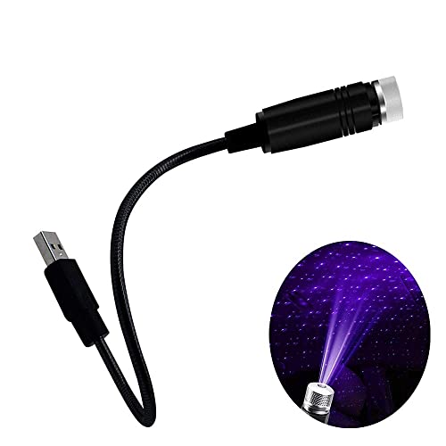 Luce Notturna Stella Per Auto USB - Proiettore Cielo Stellato Regolabile - Per Tetto Auto E Camera