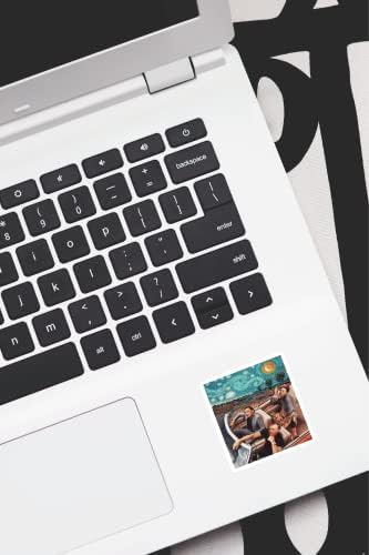 Quart Aksesuar Art Sanat Temalı Dekoratif Laptop Notebook Tablet Telefon Sticker Set 009 - Görsel 3