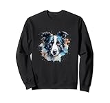Photo Gallery colorato border collie acquerello arte felpa Photo Gallery colorato border collie acquerello arte felpa