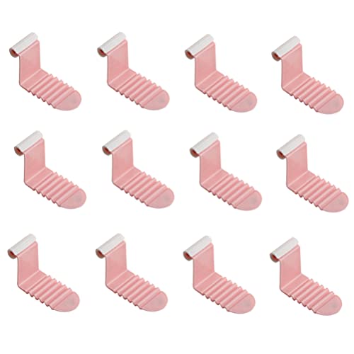 Cabilock 12 Pack Mattress Slip Bracket Bed Sheet Grippers Clip Quilt Sheet Fastener for Easy Installation
