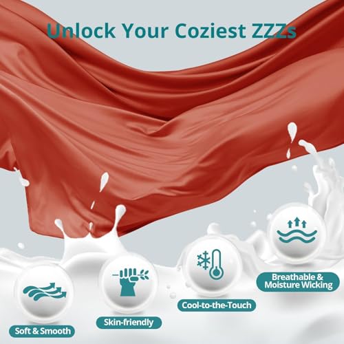Image of Cooling Pregnancy Pillows for Sleeping, 57'' Full Body Pillow, Orange
