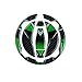 Tankpad Motos pour Kawasaki Z900 2020 2021 3D Fibre De Carbone Moto Huile Carburant Gaz Réservoir Tampon Protecteur Autocollant Moto Accessoires Décalcomanies (Color : Green, Size : 6)