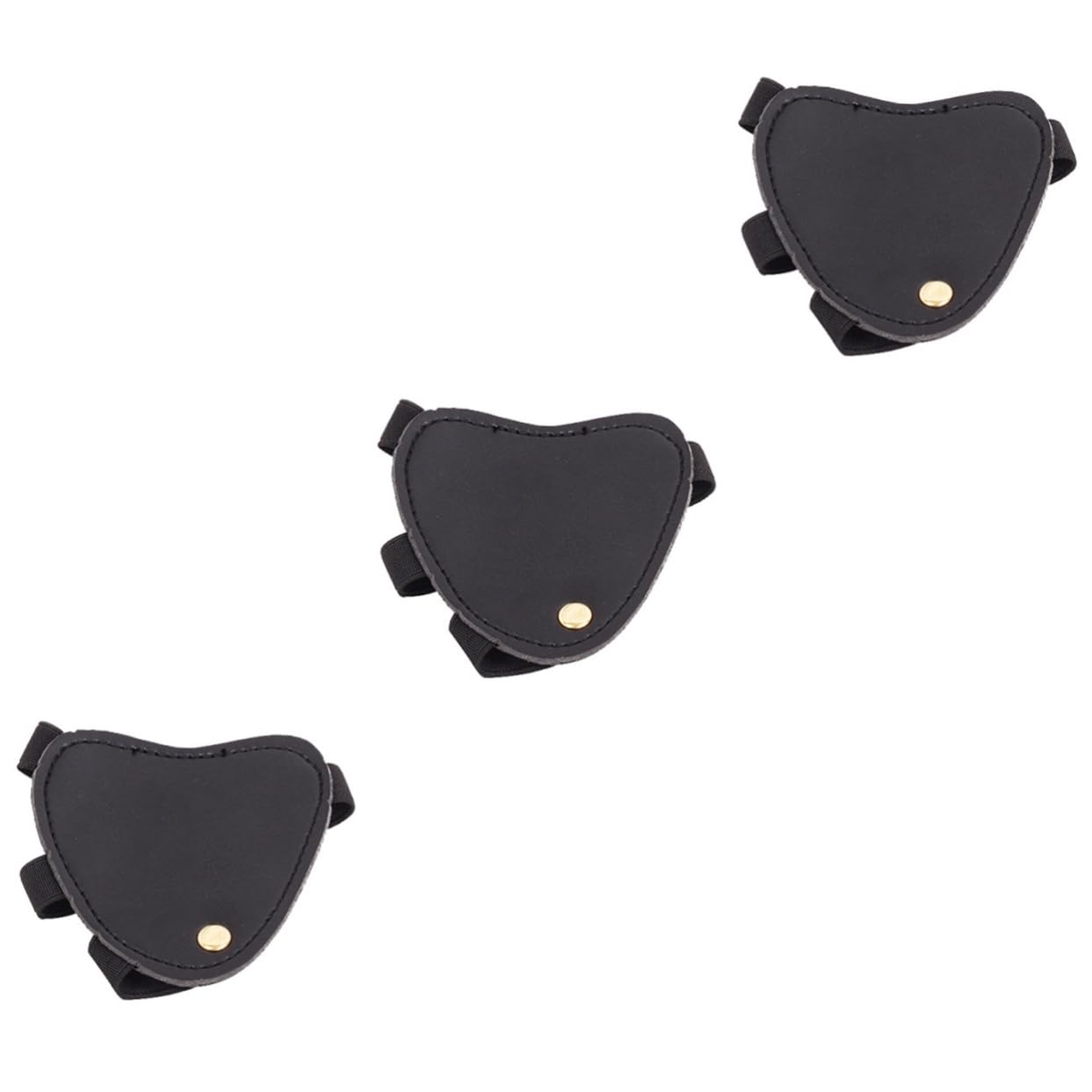 Abaodam 3 Pcs Elastic Bow Arrow Finger Guard Pad Archery Accessory Soft Protection Cover for Sports Glove