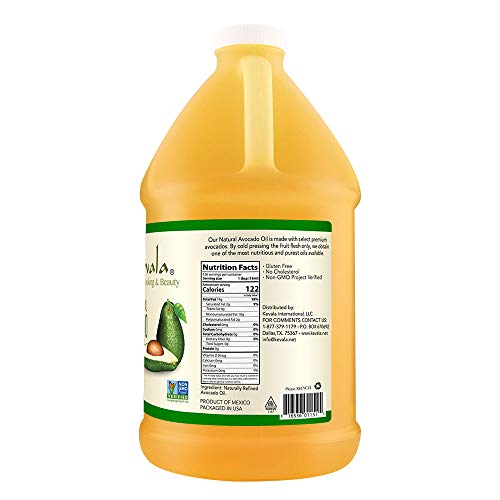 Kevala Premium Natural Avocado Oil, 1/2 Gallon (Naturally Refined) #TOP1
