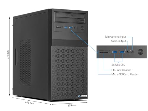 Ankermann Business Office Work V3 | Intel Core i5-14400F | Nvidia GeForce GT 710 4GB | 16GB DDR5 RAM | 1TB NVMe SSD | Windows 11 | WLAN & Bluetooth | Libre Office – Bild 4
