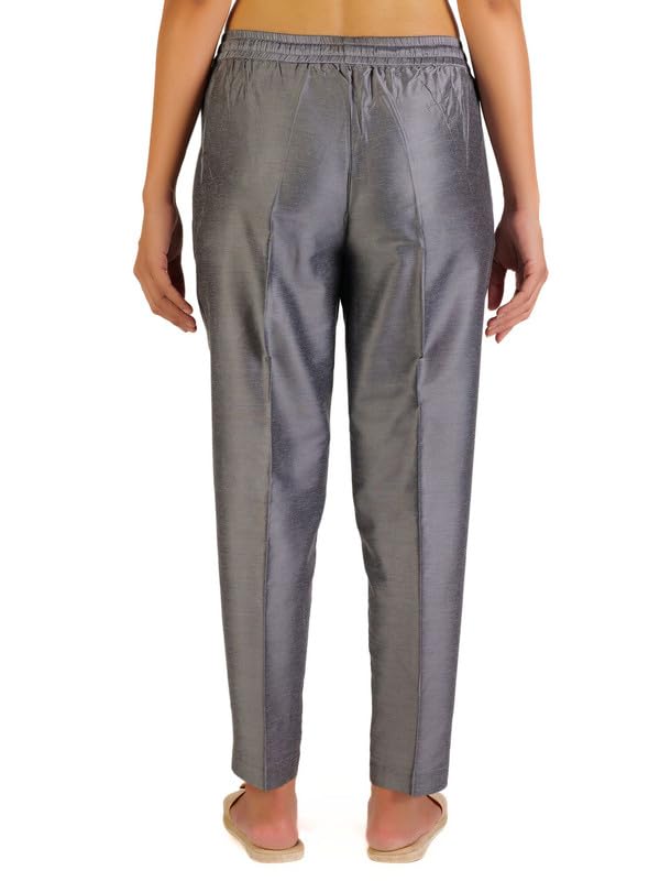 Image of Trouser Pants for Women,Stylish Trousers for Woman for Kurti Relaxed & Regular Straight fit Palazzo,Ethnic Bottom Formal Pants for Women Office wear Casual & Daily Use