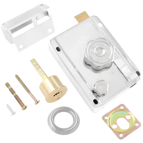 Ldexin Home Safety Vertical Keyway Cylinder Deadbolt Rim Lock Set Exterior Door Gate Lock Anti-Theft Door Locks For Right Opened #TOP1