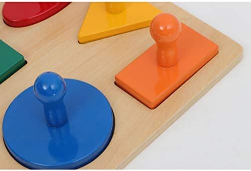 Miniatura 7 de Forma Puzzles Adena Motessori 5-Shape Preescolar Equipo de Desarrollo Temprano Bebé Juguete