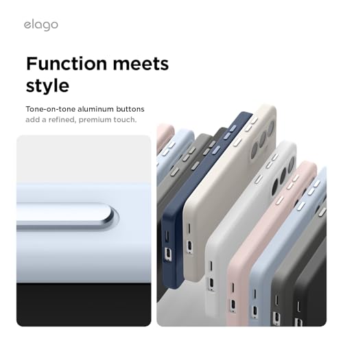 Image of elago Magnetic Silicone Case Compatible with Samsung Galaxy S26 Ultra Case, Compatible with MagSafe Accessories, Protective Cover, Shockproof, Slim, Anti-Scratch Soft Microfiber Lining (Light Blue)