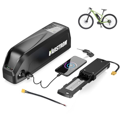 Varstrom Lithium E-Bike Akku – 36V 48V 52V 13Ah 16Ah 17.5Ah 18.2Ah 20Ah Unterrohr- / Gepäckträger-Akku für E-Bike-Umrüstung, kompatibel mit BAFANG Mittelmotor- und Nabenmotor-Kits 250W - 1200W